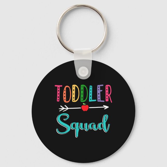 Squad Teacher Back To School  Key Ring (Front)