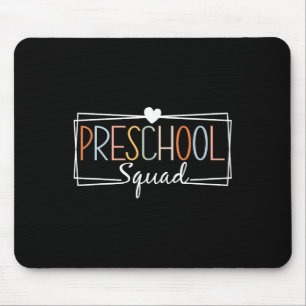 Squad Teachers Kids Preschool Back To School Mouse Pad