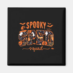 Squad Team Special Education Teacher Halloween Magnet