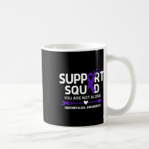 Squad Warrior Fibromyalgia Awareness Feather Coffee Mug