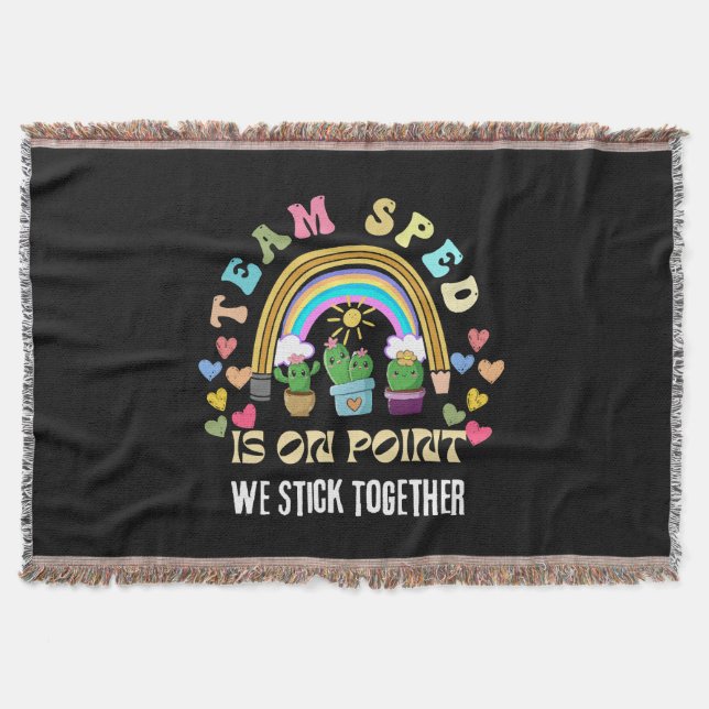 Squad we Forever Sticky for teacher Throw Blanket (Front)