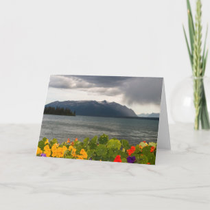 Squall on Atlin Lake, BC (Blank Inside) Card