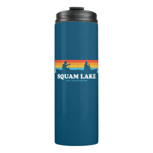 Squam Lake New Hampshire Canoe Thermal Tumbler
