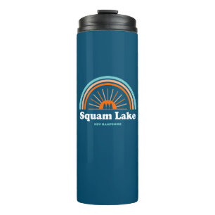 Squam Lake New Hampshire Rainbow Thermal Tumbler
