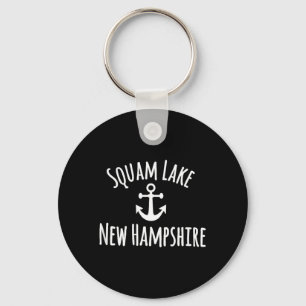 Squam Lake Sailing Boating Boat Nautical Coastal Key Ring