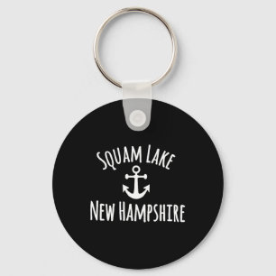 Squam Lake Sailing Boating Boat Nautical Coastal Key Ring