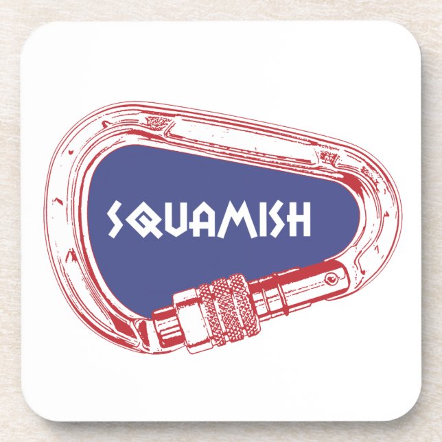 Squamish Climbing Carabiner Coaster (Front)