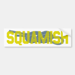 Squamish Figure 8 Climbing Bumper Sticker