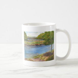 squamscott river at newfields july 31 2015 coffee mug