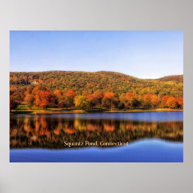 Squantz Pond, Connecticut Poster (Front)