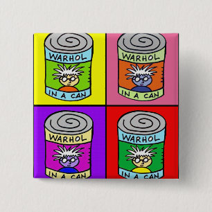 square 15 cm square badge