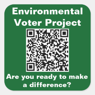 Square, 3 inch sticker; six in a sheet square sticker