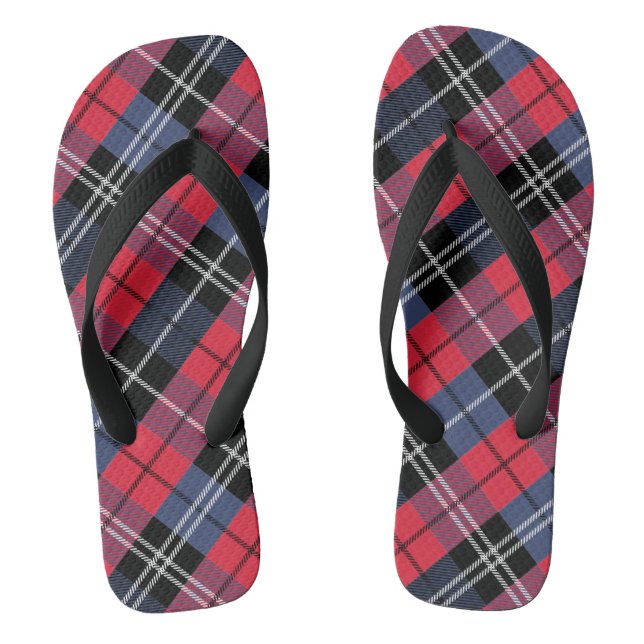 Square and colour thongs (Footbed)