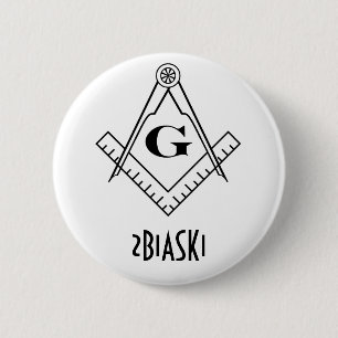 Square and Compass Button