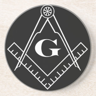 Square and Compass Coaster