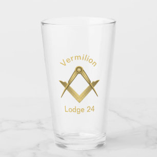 Square and Compass Glass
