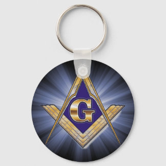 Square and Compass Key Ring