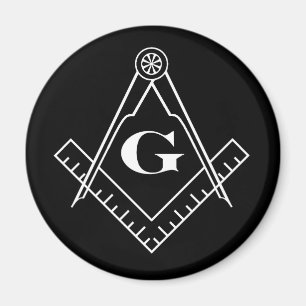 Square and Compass Magnet