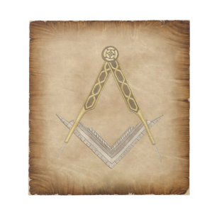 Square and Compass Notepad