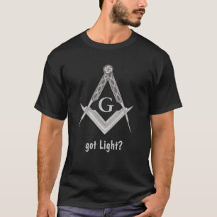 Square and Compass with All Seeing Eye T-Shirt