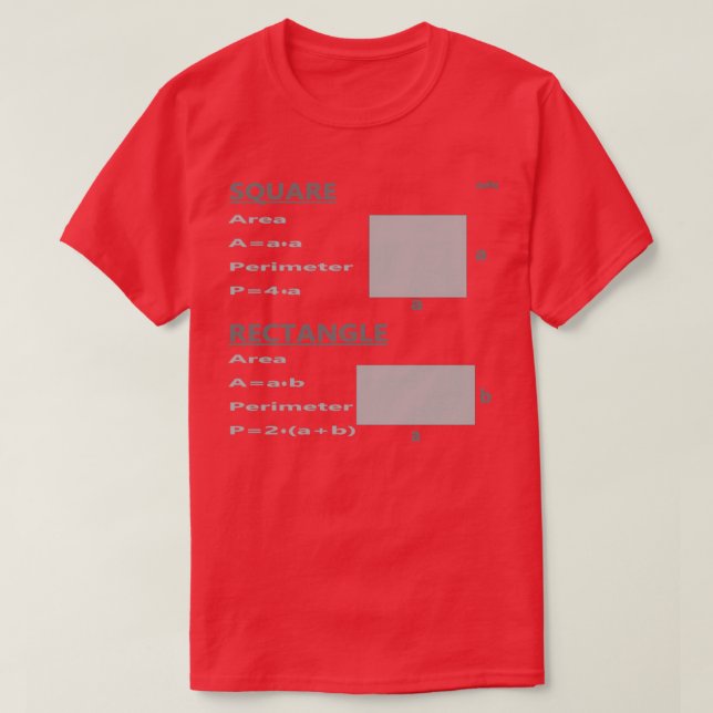 Square and rectangle T-Shirt (Design Front)