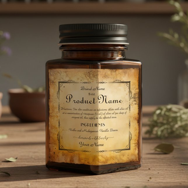 Square Apothecary Style Labels (Creator Uploaded)