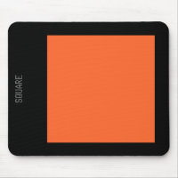 Square - Autumn Orange and Black