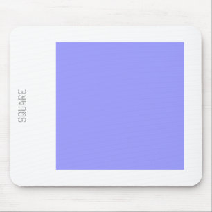 Square - Baby Blue and White Mouse Pad