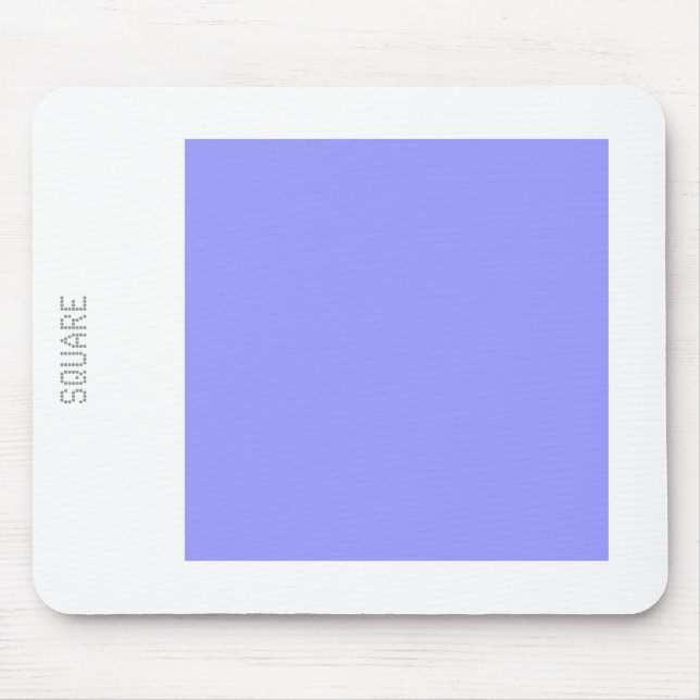 Square - Baby Blue and White Mouse Pad (Front)