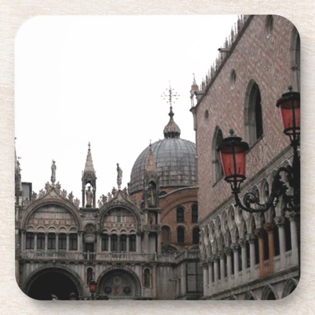 Square & Basilica of St Mark Coaster (Front)