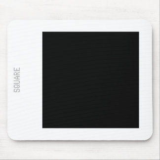Square - Black and White Mouse Pad