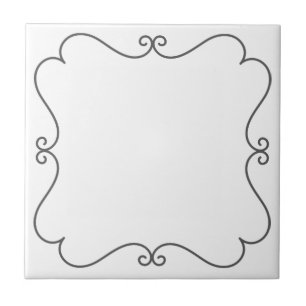 Square Border Ceramic Tile