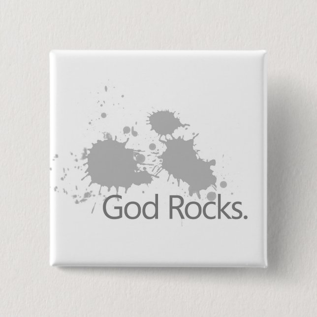 Square Button - Customised (Front)