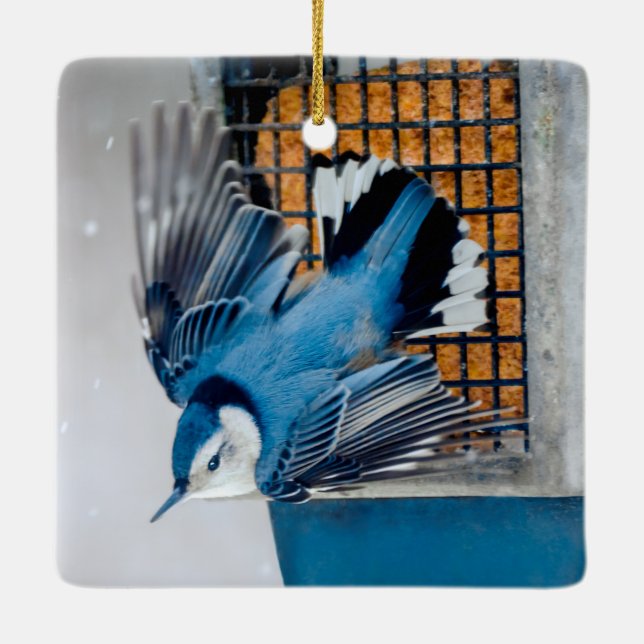 square ceramic ornament (Back)