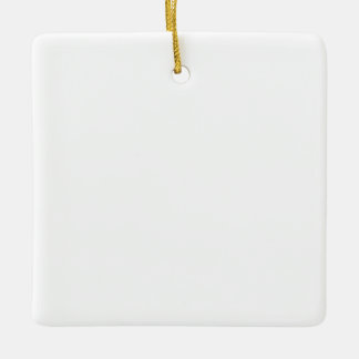 Square Ceramic Ornament