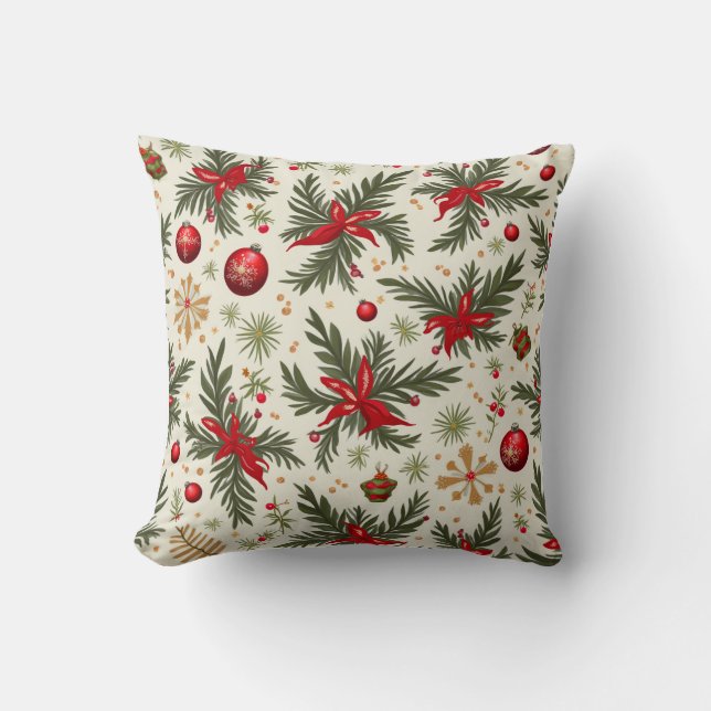 Square Christmas cushion (Front)