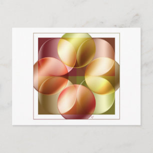 Square Circles Postcard