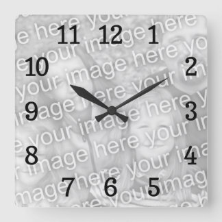 Square Clock Template