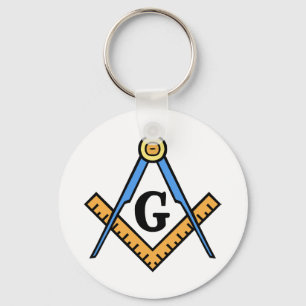 Square & Compasses Key Ring