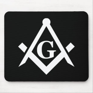 Square & Compasses Mouse Pad