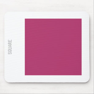 Square - Crimson and White Mouse Pad