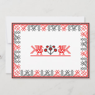 Square cross-stitch pattern