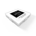 Square Custom Black Business Logo Company Branded