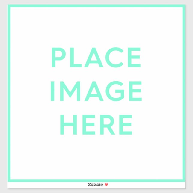 Square Custom-Cut Vinyl Sticker - Large 14" x 14" (Sheet)