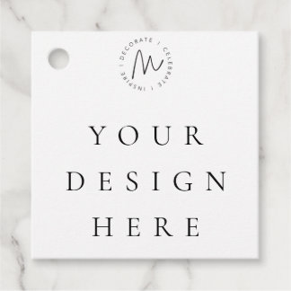 Square Custom Favour Tag