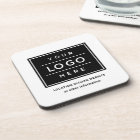Square Custom White Business Logo Company Branded
