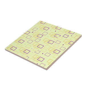 Square Dance Ceramic Tile