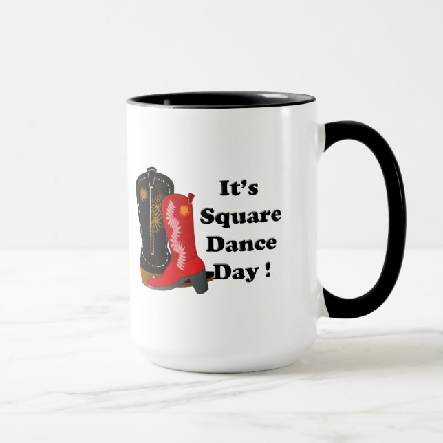 Square Dance Day Mug (Right)