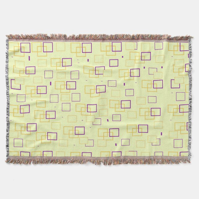 Square Dance  Throw Blanket (Front)