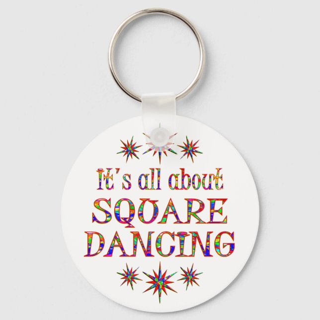 SQUARE DANCING KEY RING (Front)